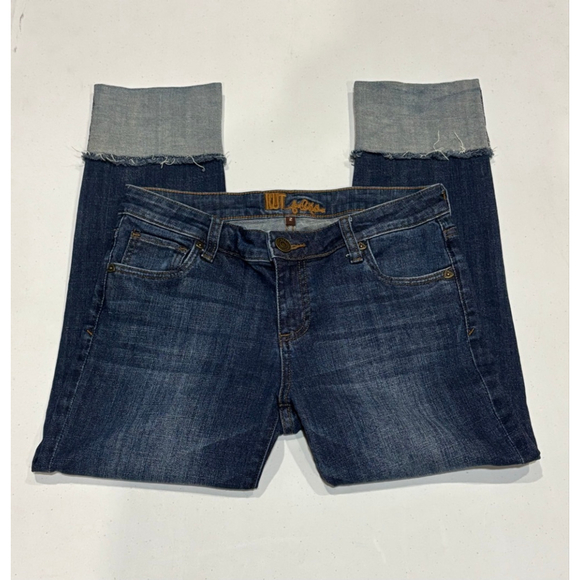 KUT from the Kloth Denim - KUT from the Kloth Blue Denim Jeans Ankle & Cropped Cuffed, Woman’s Size 2